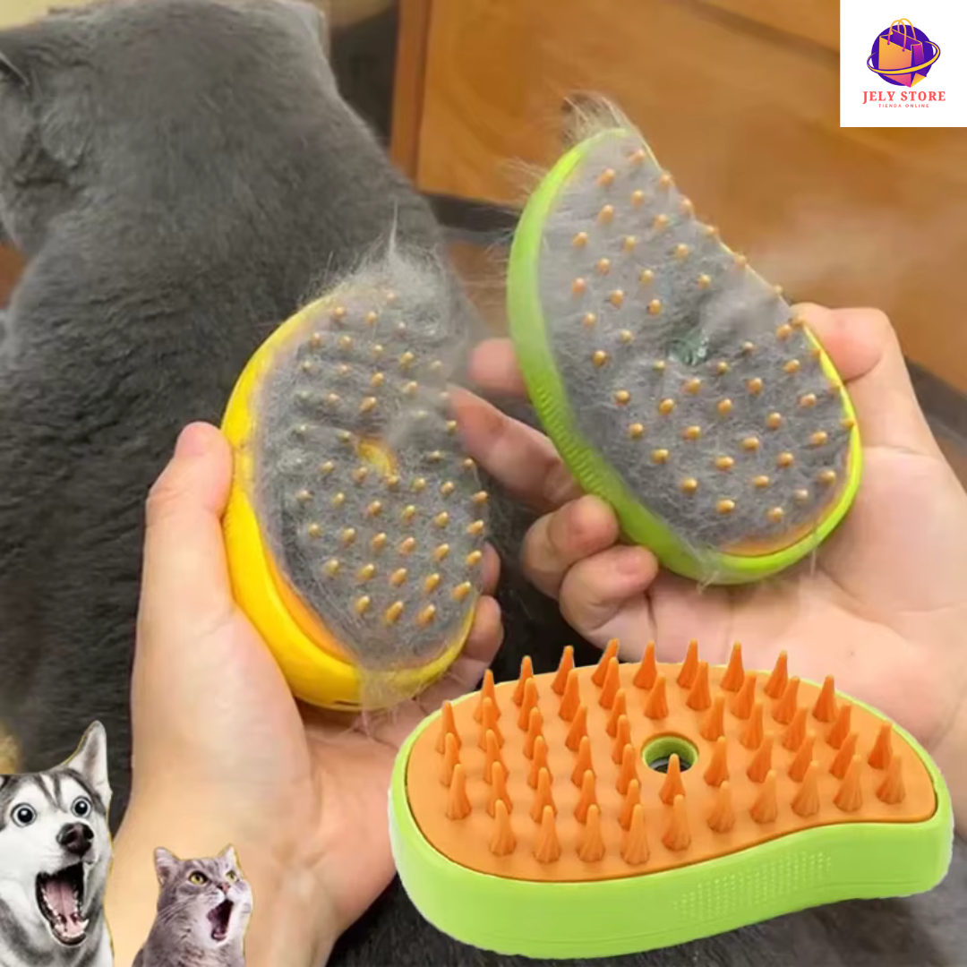 Cepillo de vapor 3 en 1 para Mascotas